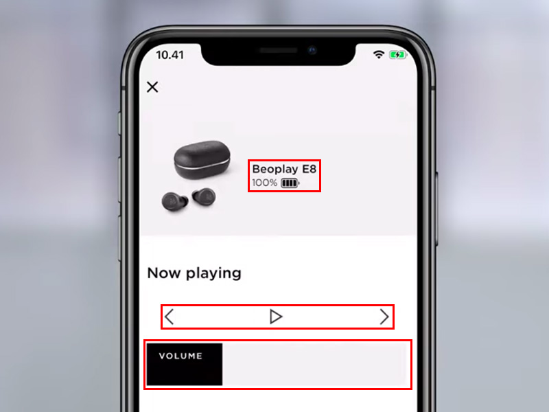 Ung dung Bang & Olufsen cho tai nghe