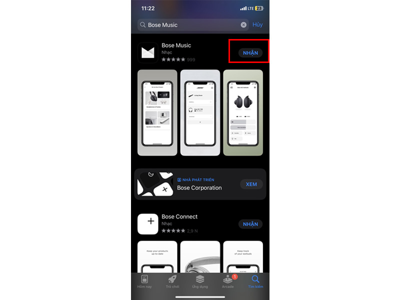 Huong dan tai va su dung Bose Music cho Tai Nghe