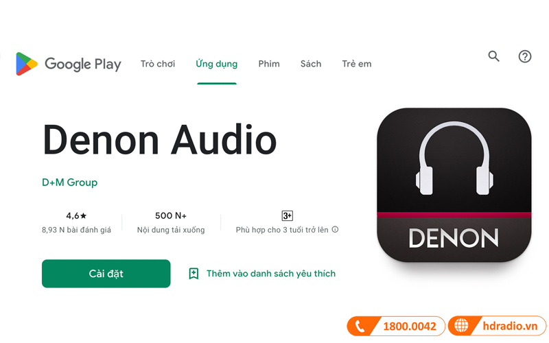 Hướng dẫn tải và sử dụng ứng dụng Denon Audio
