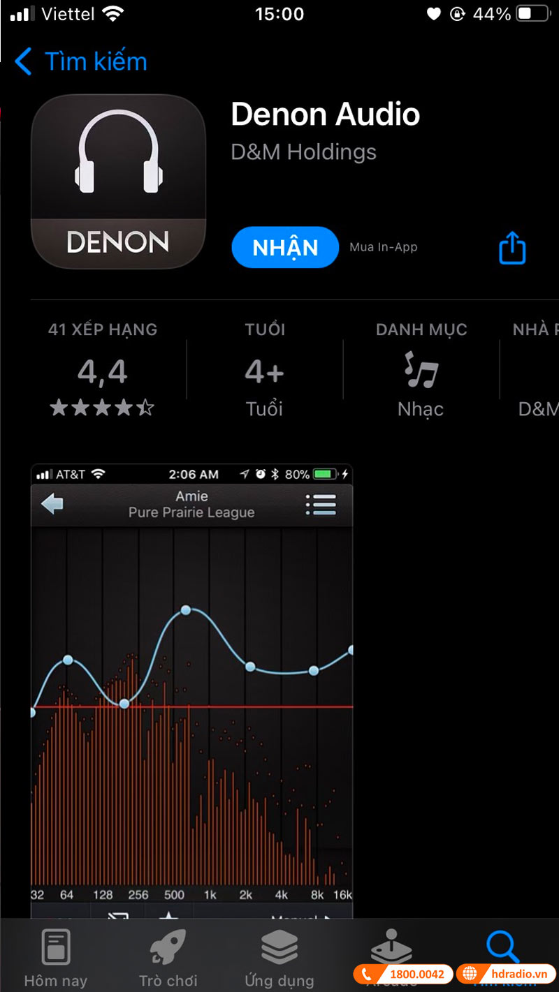 Hướng dẫn tải và sử dụng ứng dụng Denon Audio
