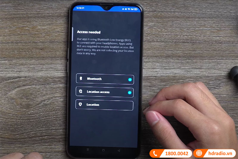 bật vị trí cho điện thoại