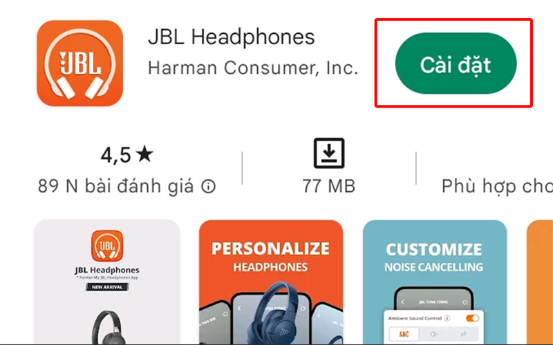 Hướng Dẫn Tải Và Sử Dụng Ứng Dụng JBL Headphones Cho Tai Nghe