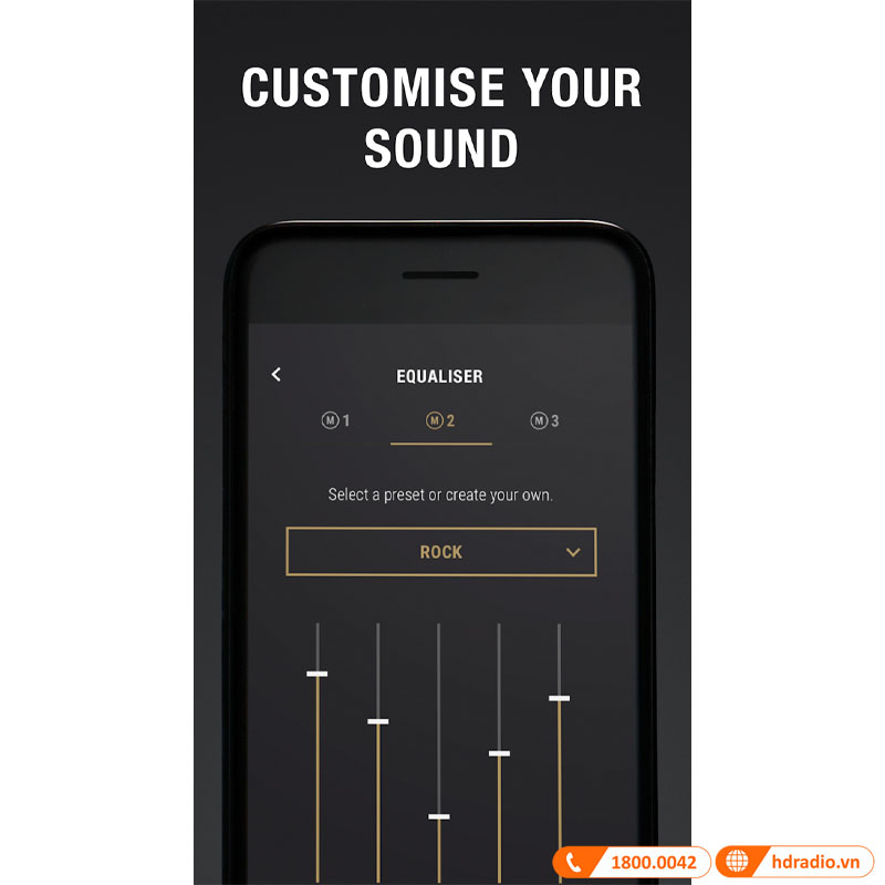 Tùy chỉnh Equalizer