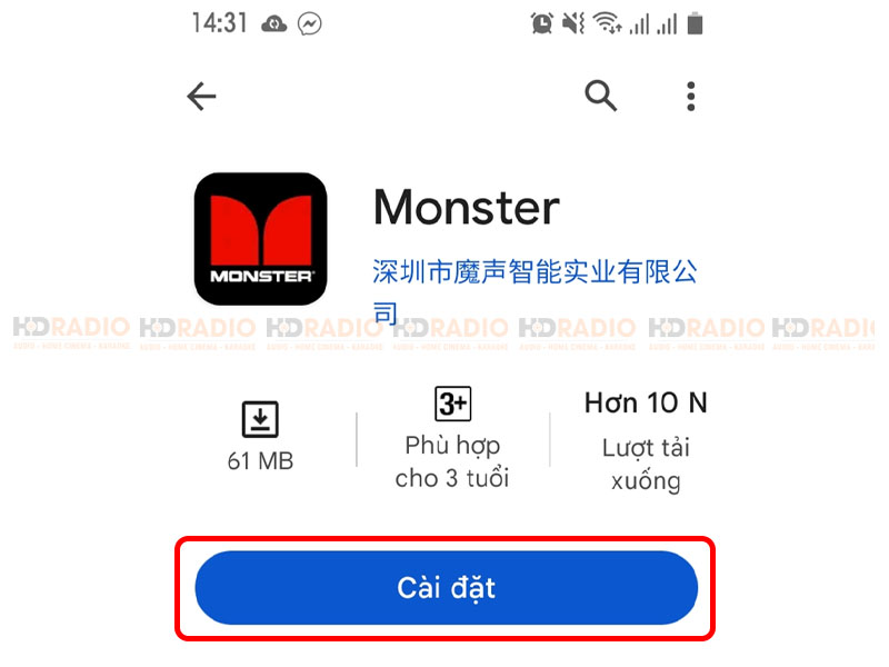 tải ứng dụng Monster Audio trên Android