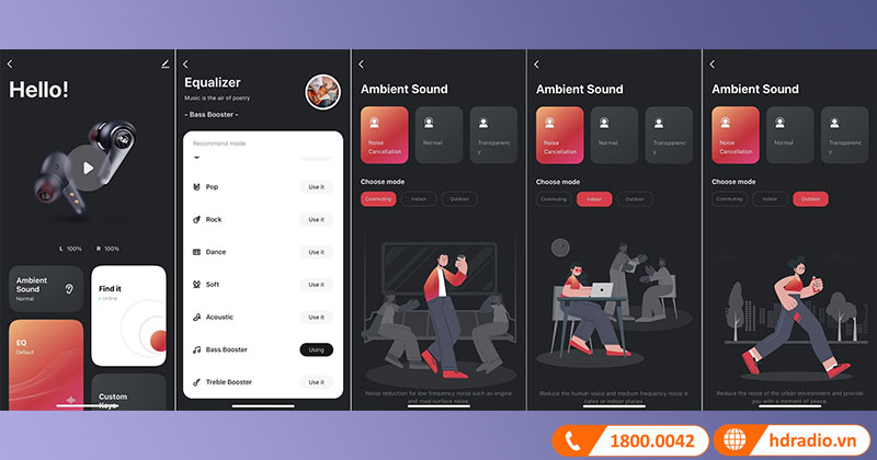 cach su dung ung dung Monster Audio