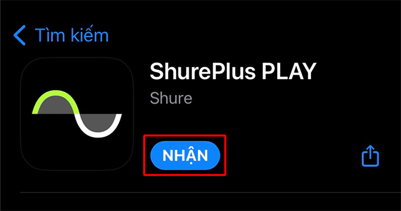 Ứng dụng ShurePlus PLAY