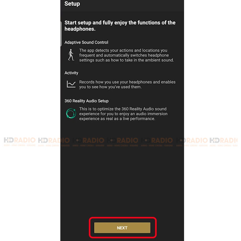 Hướng dẫn sử dụng ứng dụng Sony Headphones Connect