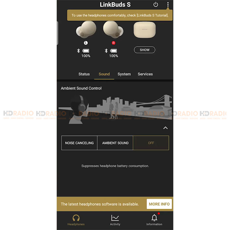 Hướng dẫn sử dụng ứng dụng Sony Headphones Connect