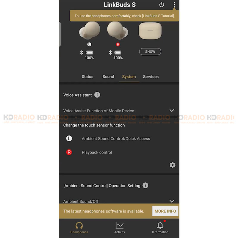 Hướng dẫn sử dụng ứng dụng Sony Headphones Connect