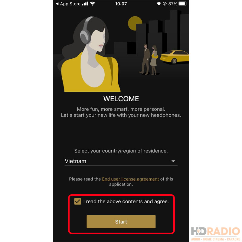 Hướng dẫn sử dụng ứng dụng Sony Headphone Connect