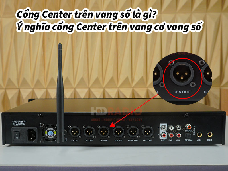 cổng center trên vang số