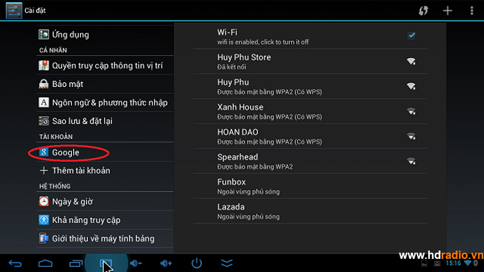 Hướng dẫn thay đổi tài khoản CH PLAY (Google Play) đăng nhập tài khoản của bạn