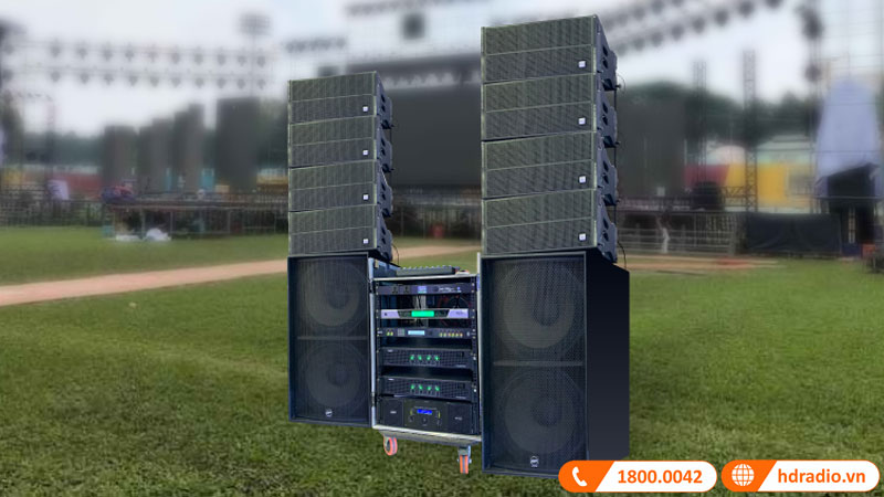 Các tính năng công nghệ của loa line array