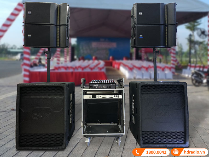 Áp dụng công nghệ loa line array