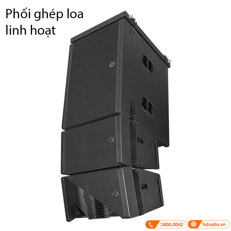 Phối ghép Loa Line Array trong gia đình
